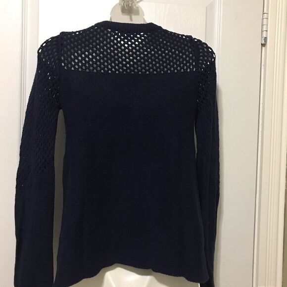 Reitmans The Short Cut Navy Blue Women Sweater Longsleeves XXS - Picture 3 of 11